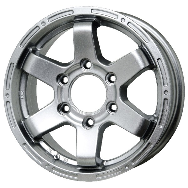 HOT STUFF MAD CROSS MC-76 15インチ 6J 6H139.7 +44 ダークシルバー