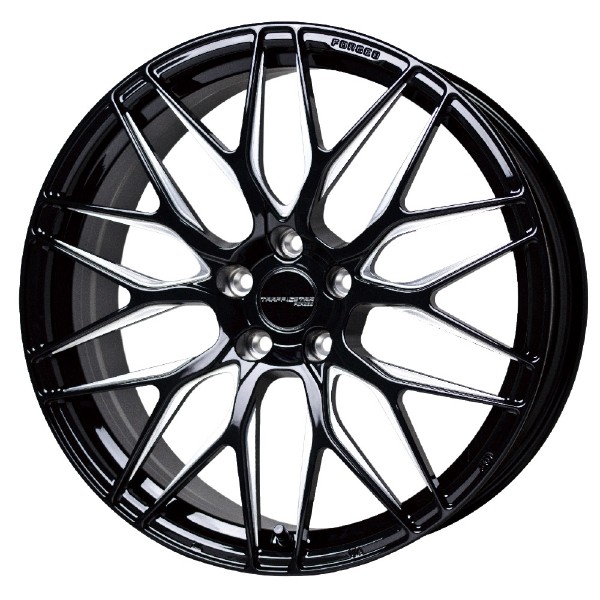HOT STUFF TRAFFICSTAR FORGED TSF-01 20インチ 8.5J 5H114.3 +43 ブラック＆マシニングポリッシュ｜カーパーツ　アクセス　店