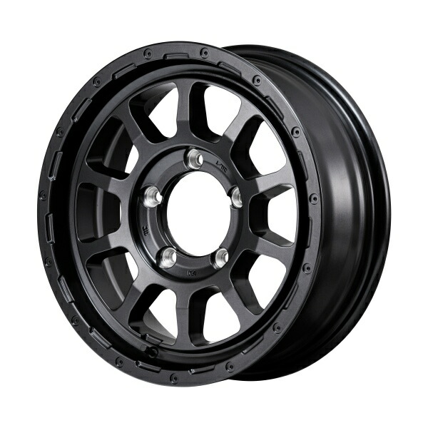 4本セット MID NITRO POWER M10 PERSHING BARREL BLACK EDITION 16インチ 6J 5H139.7 -5 バレルブラック
