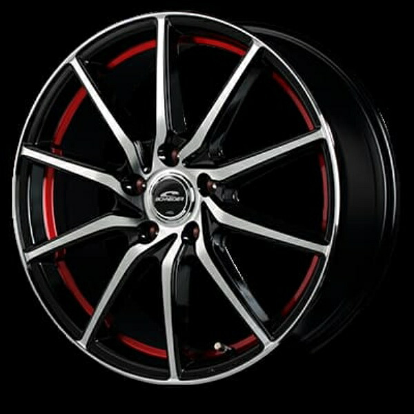 MID SCHNEIDER RX810 17インチ 7J 5H100 +50 BP/RED｜カーパーツ　アクセス　店