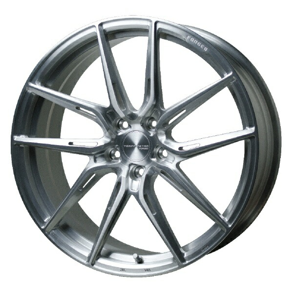 HOT STUFF TRAFFICSTAR FORGED TSF-02 19インチ 9J 5H114.3 +45 ブラッシュド｜カーパーツ　アクセス　店