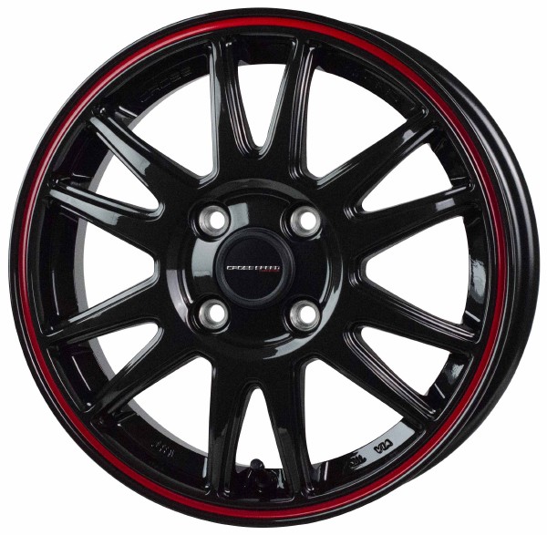 HOT STUFF CROSS SPEED HYPER EDITION CR6 14インチ 4.5J 4H100 +45 グロスガンメタ＆レッドライン 11,218円