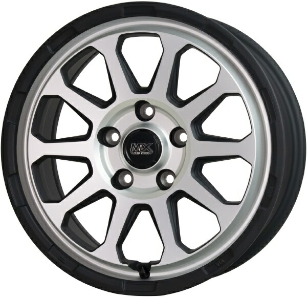 HOT STUFF MAD CROSS RANGER 17インチ 7J 5H114.3 +38 マットシルバー｜カーパーツ　アクセス　店