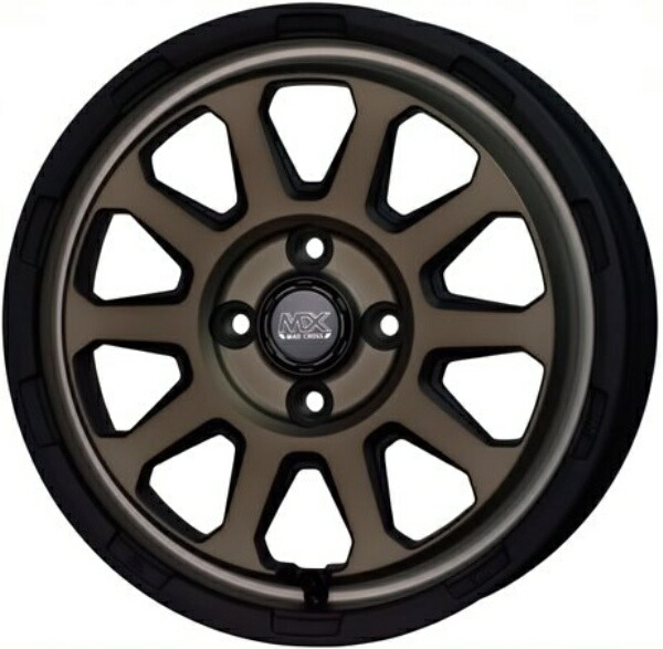 HOT STUFF MAD CROSS RANGER 14インチ 4.5J 4H100 +45 マットブロンズ|カーパーツ アクセス 店