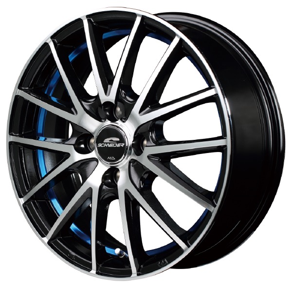 MID SCHNEIDER RX27 15インチ 5.5J 4H100 +43 B/BMP(BMP+UC BLUE)