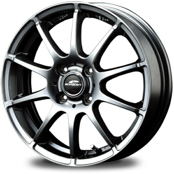 MID SCHNEIDER STAG 15インチ 5.5J 4H100 +40 メタリックグラフィティレイ (L-MODEL)｜カーパーツ　アクセス　店