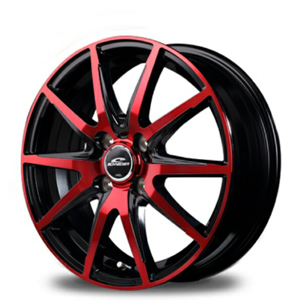 MID SCHNEIDER DR-02 14インチ 4.5J 4H100 +45 BKP/レッドクリア 8,636円