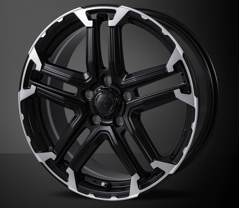 MONZA JAPAN JP STYLE MJ-TRAIL 1665/5H114.3+53 パールブラック/フランジカットポリッシュ｜カーパーツ　アクセス　店