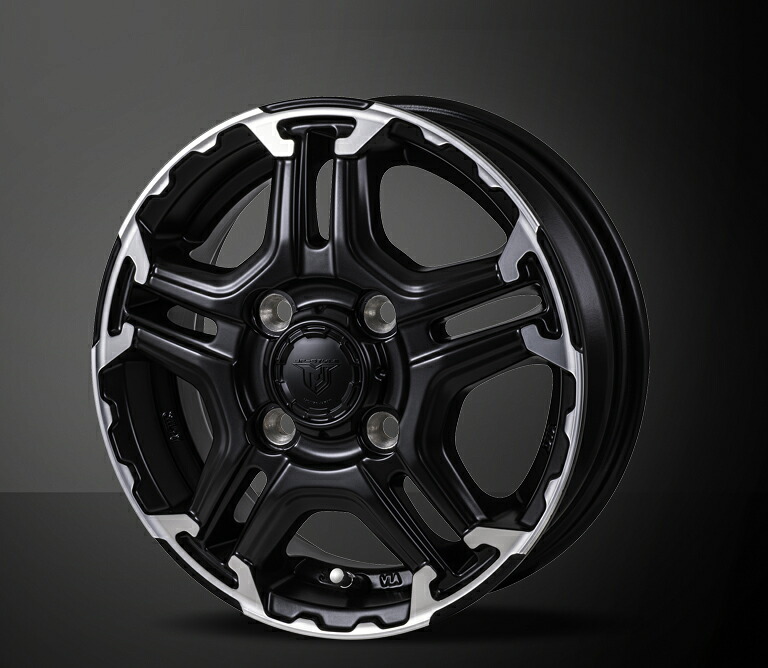 MONZA JAPAN JP STYLE MJ-TRAIL 1445/4H100+45 パールブラック/フランジカットポリッシュ|カーパーツ アクセス 店