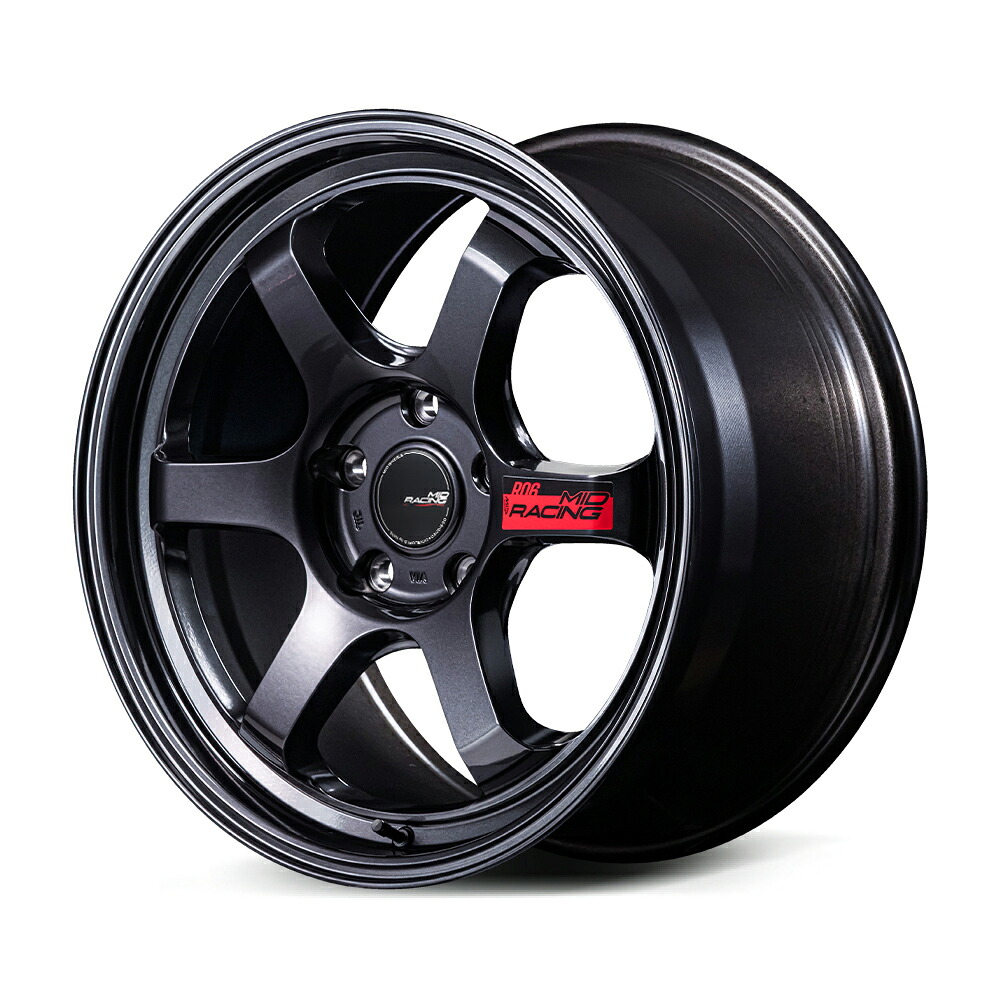 MID Racing R06 18インチx9.5J 5H114.3+12 クリスタルブラック｜カーパーツ　アクセス　店
