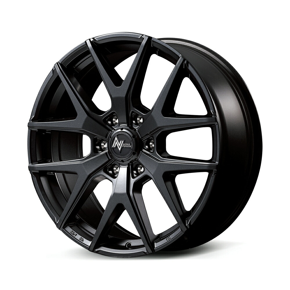 NITRO POWER M62 Tomahawk 18インチ 8.0J 6H139.755 Barrel Black｜カーパーツ　アクセス　店