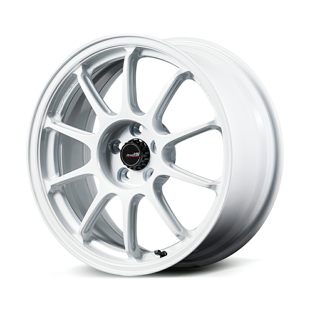 MID RACIG R10 EVO 16インチ 6.5J 4H100+45WHITE|カーパーツ アクセス 店