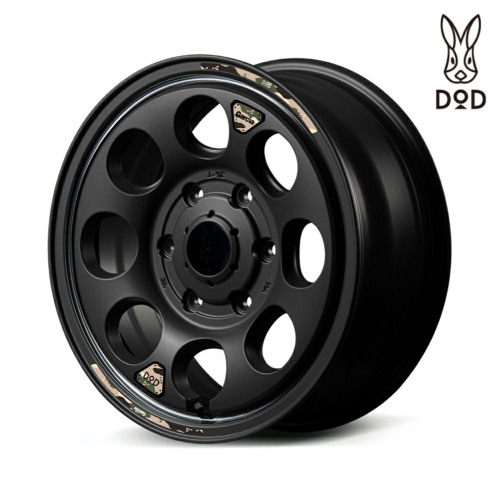 MID WHEELS X DOD ウシャリン 16x6.5J 6H139.7+38 SBP Semi Gloss Black/Rim Val|カーパーツ アクセス 店