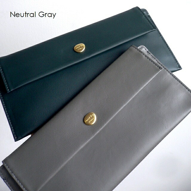 ノベルティ Neutral Gray ニュートラルグレイ ARUKAN パラフィン か細い 長金入れ 馬革 NP135 芙蓉手当たり 1014-697（旧1013-705 1011-725） 薄墨色/黒いこと