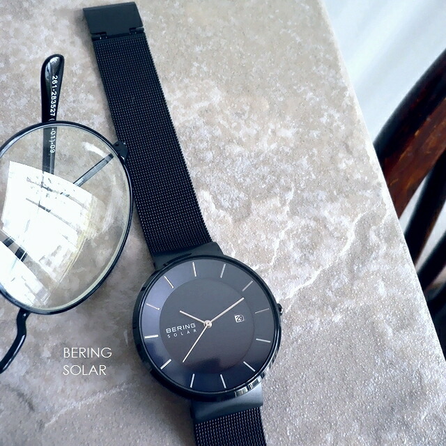 楽天市場】BERING ベーリング メタルバンド ソーラー 腕時計
