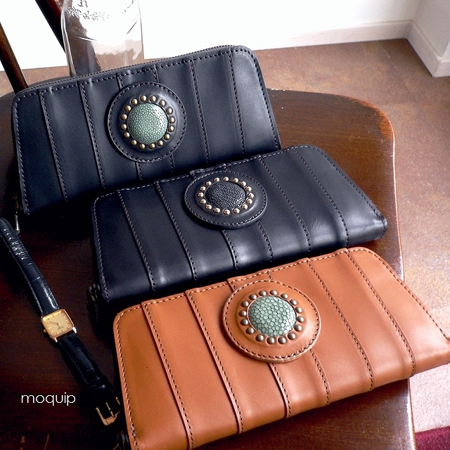 【がるる】moquip モキップ ガルーシャ×ステアレザークラッチ長財布 moquip ノベルティ/ モキップ ガルーシャ ステアレザー クラッチ