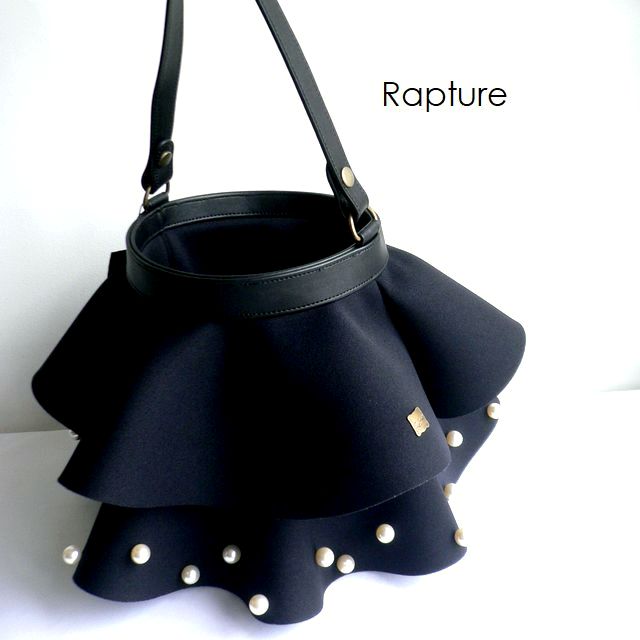 【Rapture ラプチャー】バッグ ティアード ネイプルズ ボールパールエディション SH943BAP ブラック/ボールパール