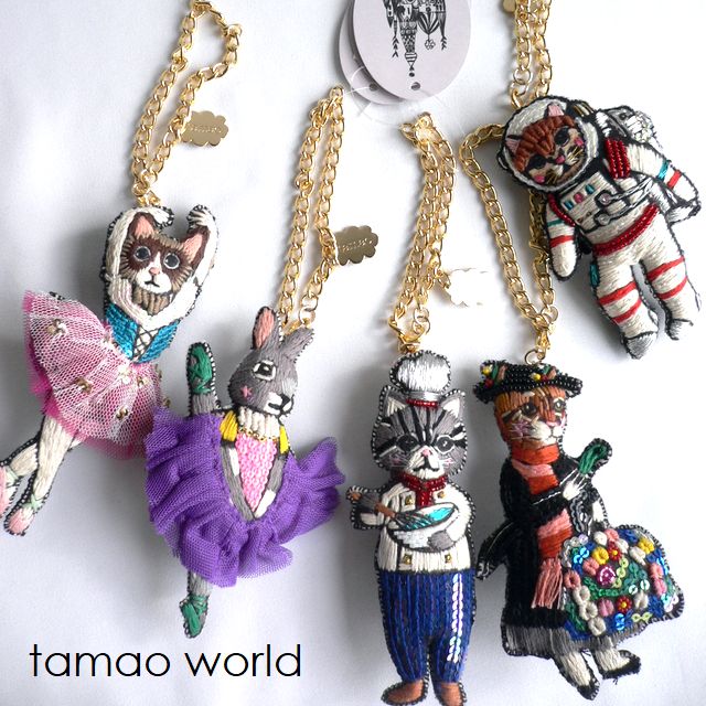 楽天市場】tamao world タマオワールド 折り財布 猫 ネコ ねこ