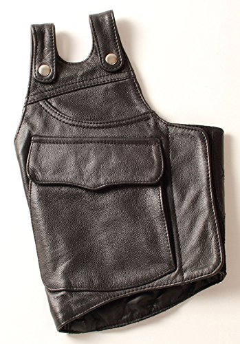 DEGNER/デグナー HEATGUARD(LEFT FOOT) 本革 ヒートガード (左足用) CH-7 ブラック フリーサイズ 送料無料