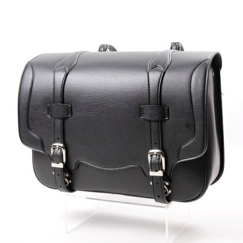 DEGNER DSB-3 シンセティックレザーサドルバッグ ブラック 22L 送料無料