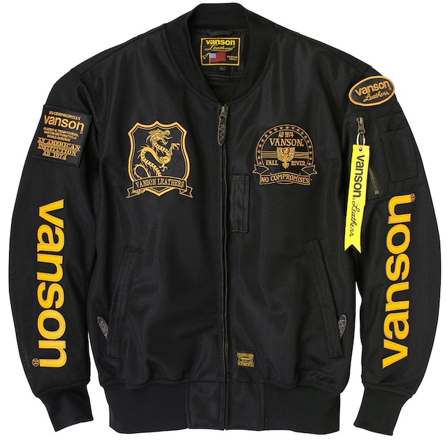 楽天市場】[処分特価]【VANSON】VS24101S メッシュMA-1