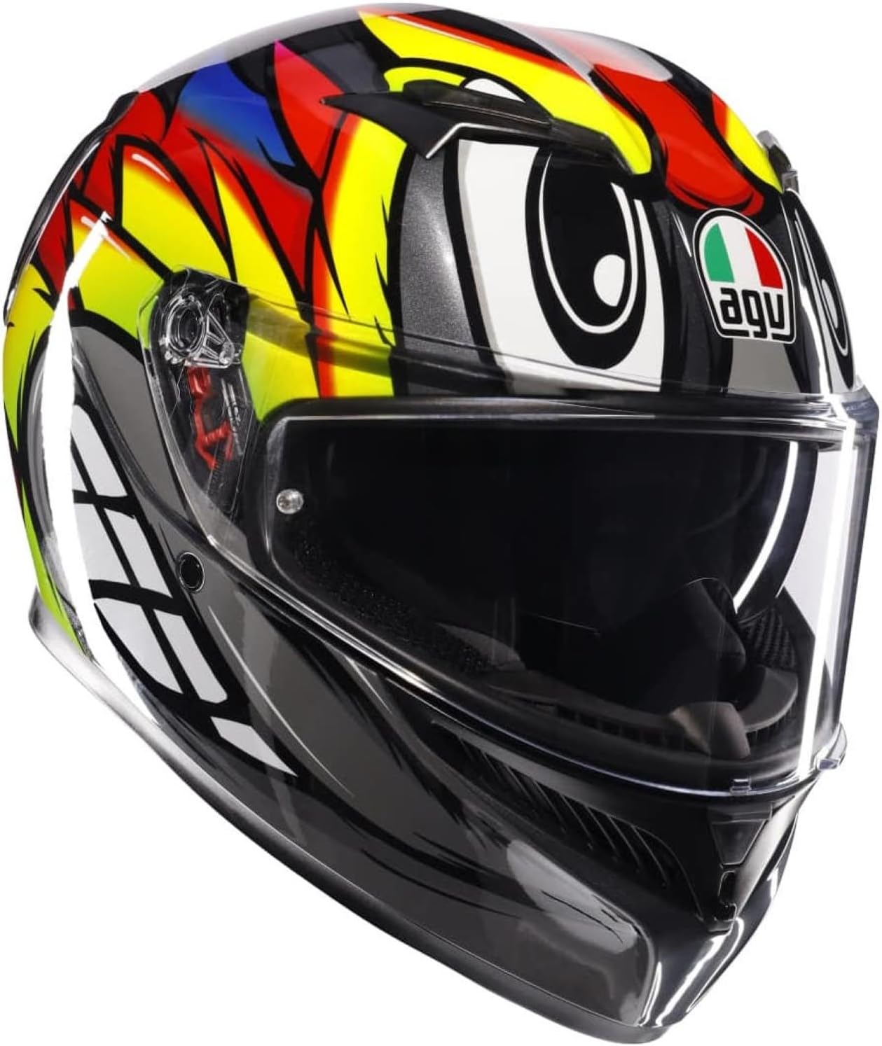 【在庫あり 即納】AGV K3 MPLK BIRDY2.0 ASIAN FIT GRAY/YELLOW/RED ダイネーゼ 正規品 アジアンフィット|ライダーズプラザアクト店