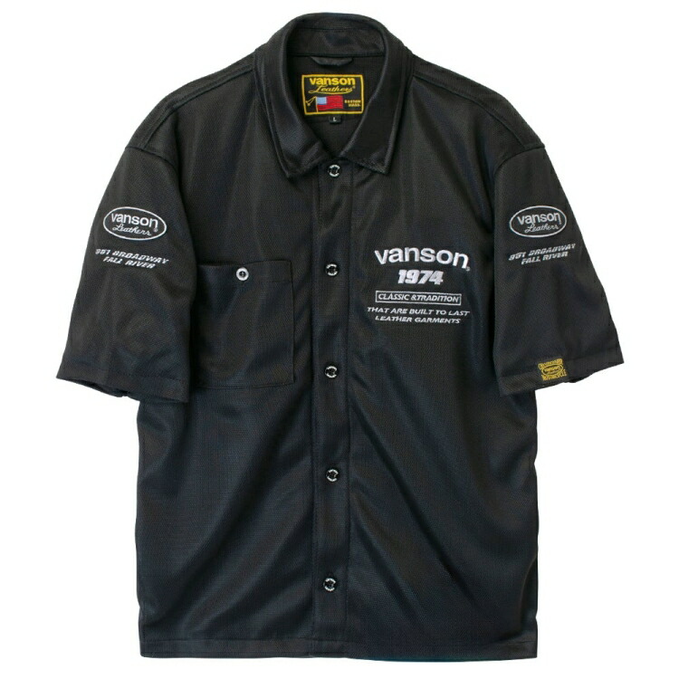 楽天市場】【在庫あり 即納】 VANSON バンソン ワークシャツ TVS2305S