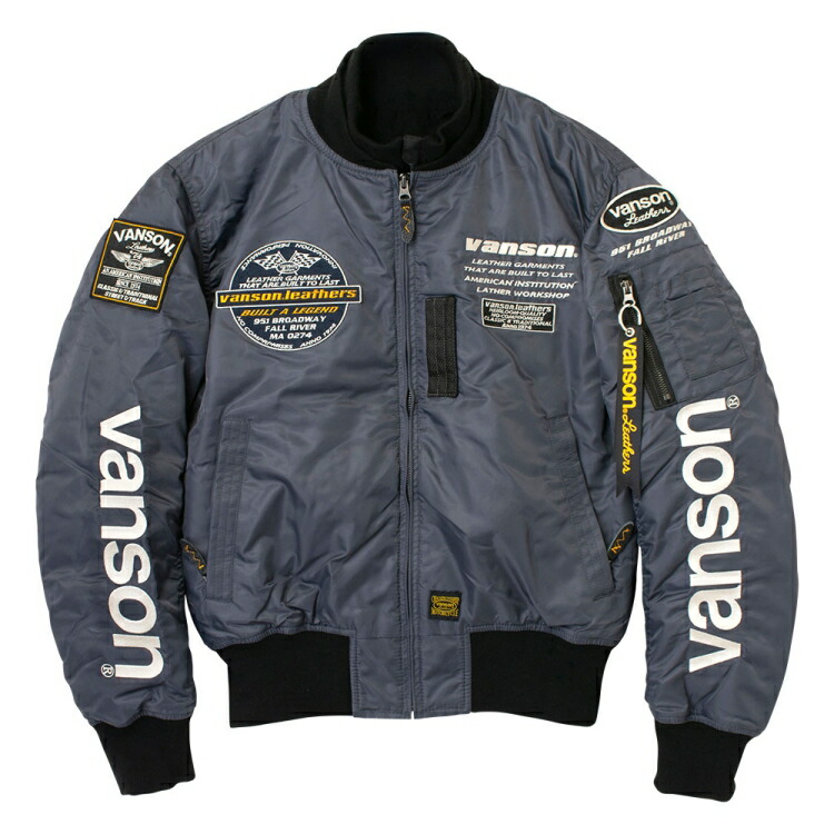楽天市場】[処分特価]【VANSON】VS24101S メッシュMA-1ジャケット 春夏