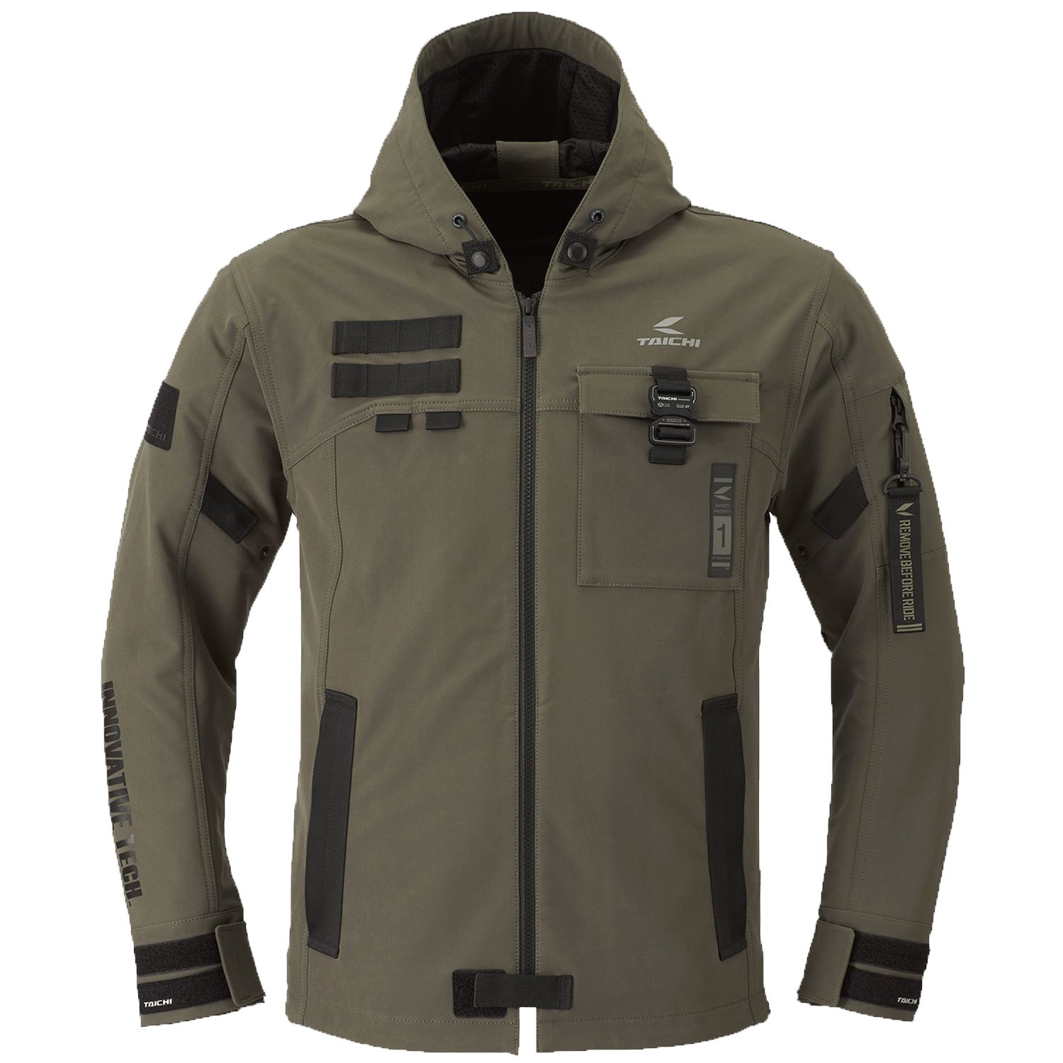 【在庫あり 即納】 RSタイチ RSJ335 クイックドライパーカ TECH KHAKI テックカーキ｜ライダーズプラザアクト店