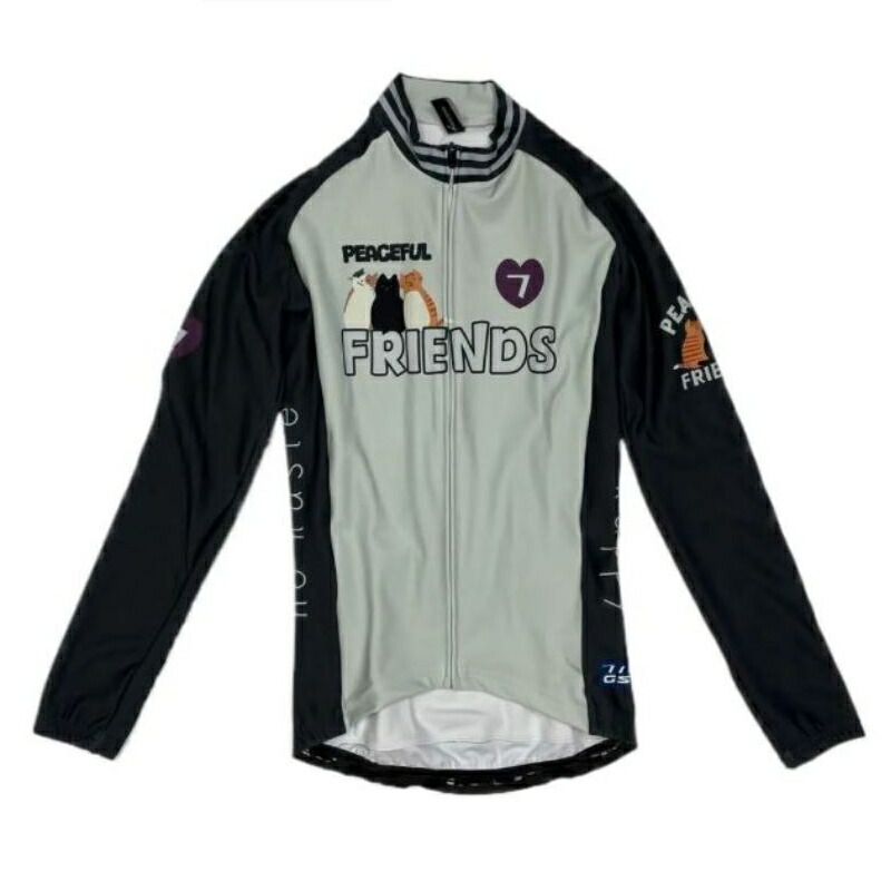 7-ITA（七つ・アイティーエー）7ITA Friends Lady LS Jersey Cream / レディース ロングスリーブジャージ 御召しもの (M大きさ）七つイタリア共和国