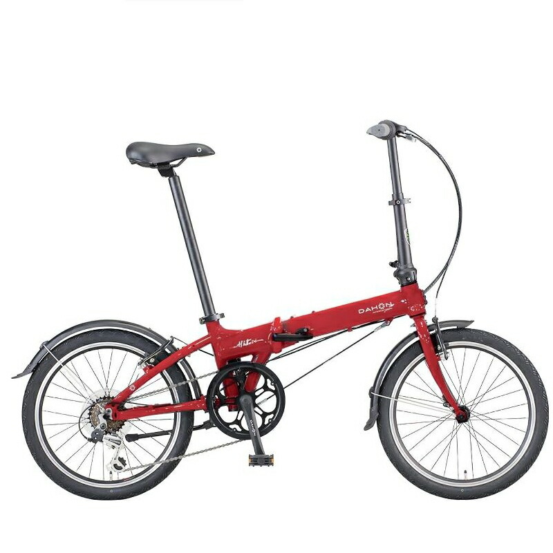 DAHON INTERNATIONAL ダホンインターナショナル HIT D6 / 殴りつけるD6フォールディングバイク 20in 軽銀ひな形 6段変速 / Crimson Red