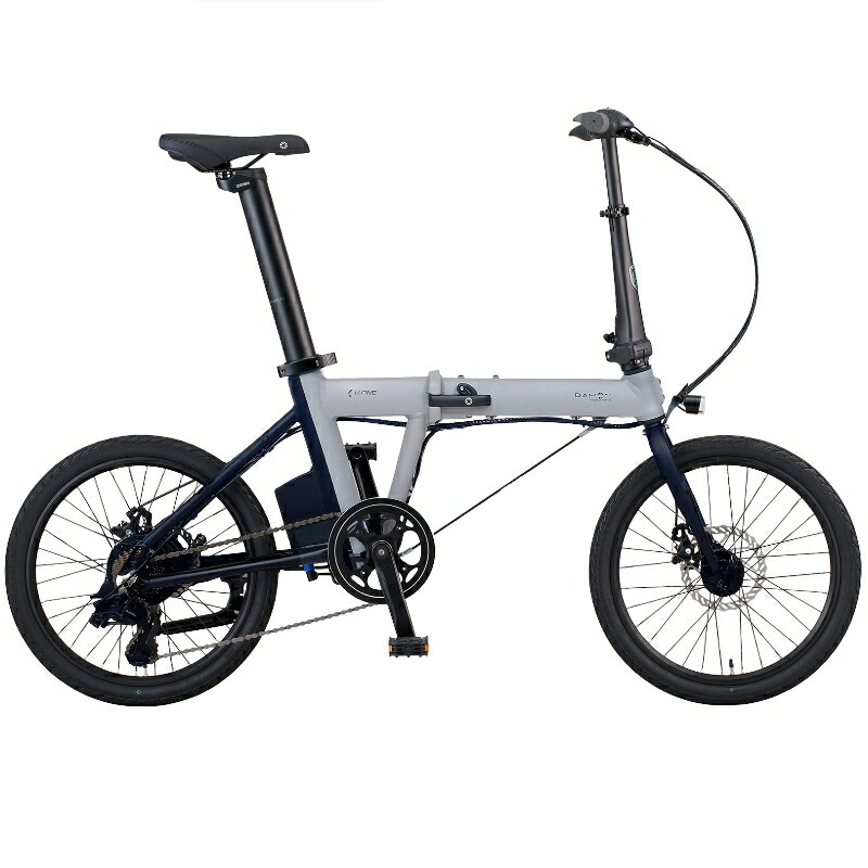DAHON INTERNATIONAL ダホンインターナショナル K-ONE / ケーワン E-BIKEフォールディングバイク 20in 軽銀ひな形 7段変速 / Cool Gray