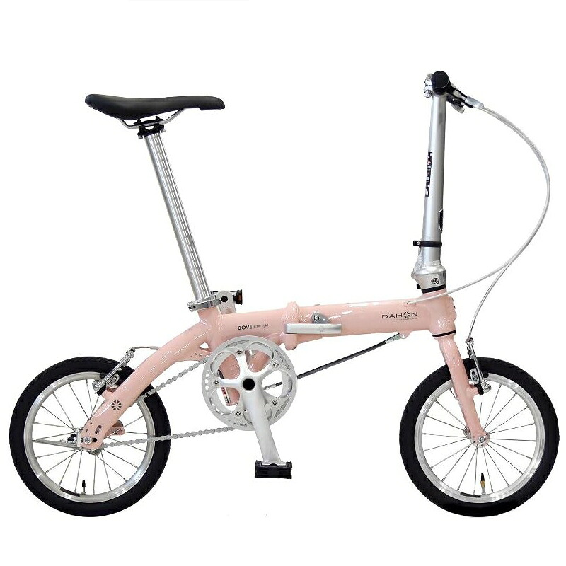 DAHON INTERNATIONAL ダホンインターナショナル Dove super light / ダヴスーパーライトフォールディングバイク 14in 軽銀ひな形(Peach)