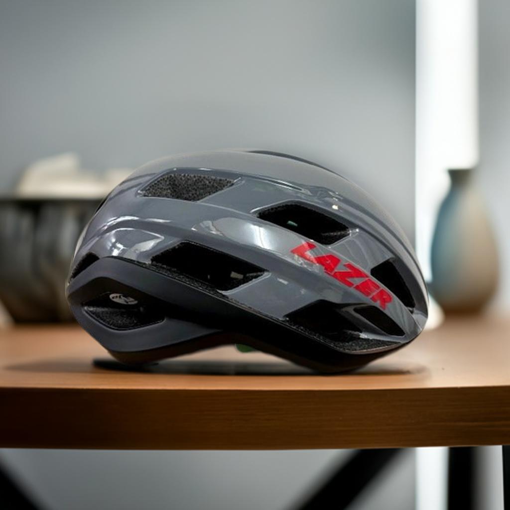 LAZER (レイザー) Strada KinetiCore AF (グレー) ストラーダ キネティコア アジアンフィット サイクルヘルメット 自転車｜ＡＤサイクル店