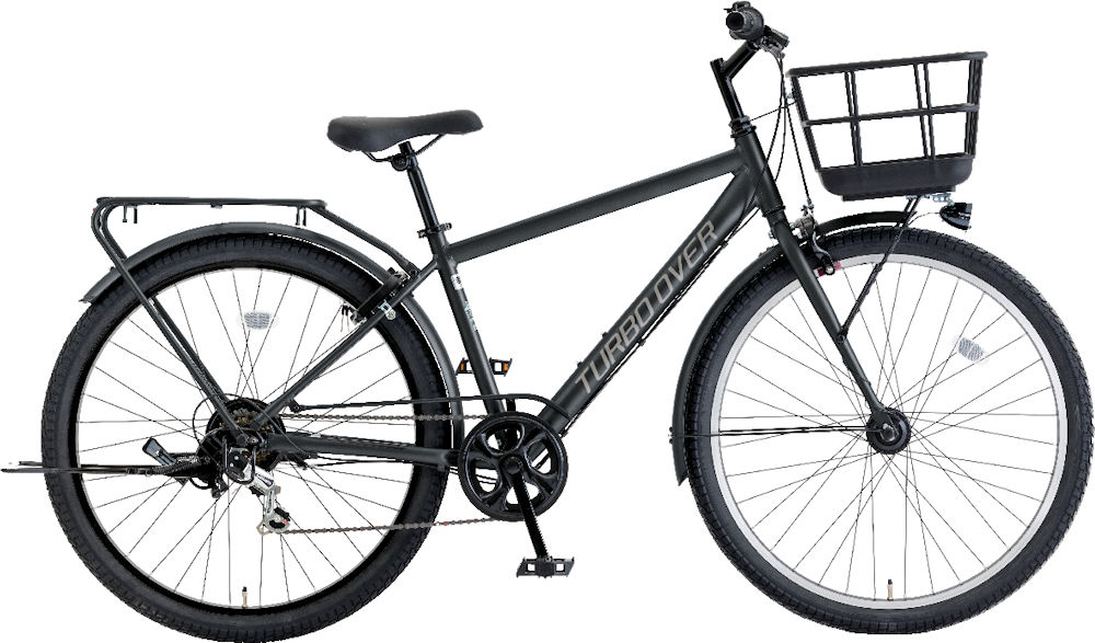タイムセール 探し方 シオノ 楽天市場】シティサイクル ターボクロス 外装6段 27.5 自転車本体