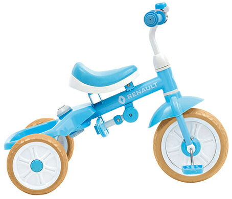 特別オファー トライサイクル フェルト 子供用自転車 ルノー ブルー ビアンキ Tricycle Renault Ruteway 幼児用自転車 三輪車 ａｄサイクル店 カジトリ機構の手押し棒でしっかりサポートできます