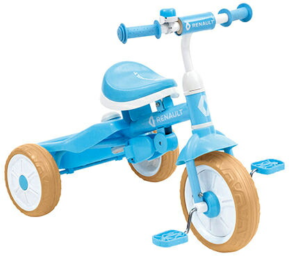 特別オファー トライサイクル フェルト 子供用自転車 ルノー ブルー ビアンキ Tricycle Renault Ruteway 幼児用自転車 三輪車 ａｄサイクル店 カジトリ機構の手押し棒でしっかりサポートできます