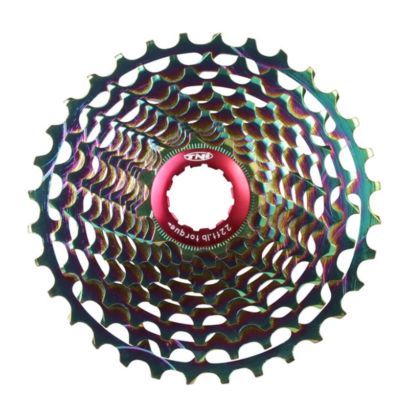 楽天市場】TNI アルミCNCカセット 12-28T-C シマノ11S (シルバー) 軽量