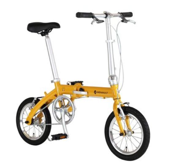 絶対一番安い 折り畳み自転車 Renault Light8 14インチ Al折りたたみバイク ルノーオレンジ ルノー 完売 Autopi Fr