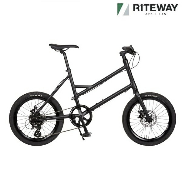 RITEWAY GLACIER ライトウェイ グレイシア (マットブラック) 2026 ミニベロ 小径自転車