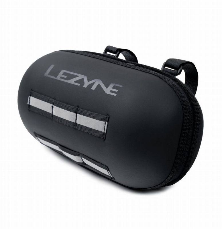 2466円 超人気高品質 LEZYNE レザイン HARD BAR CADDY BLACK フロントバッグ