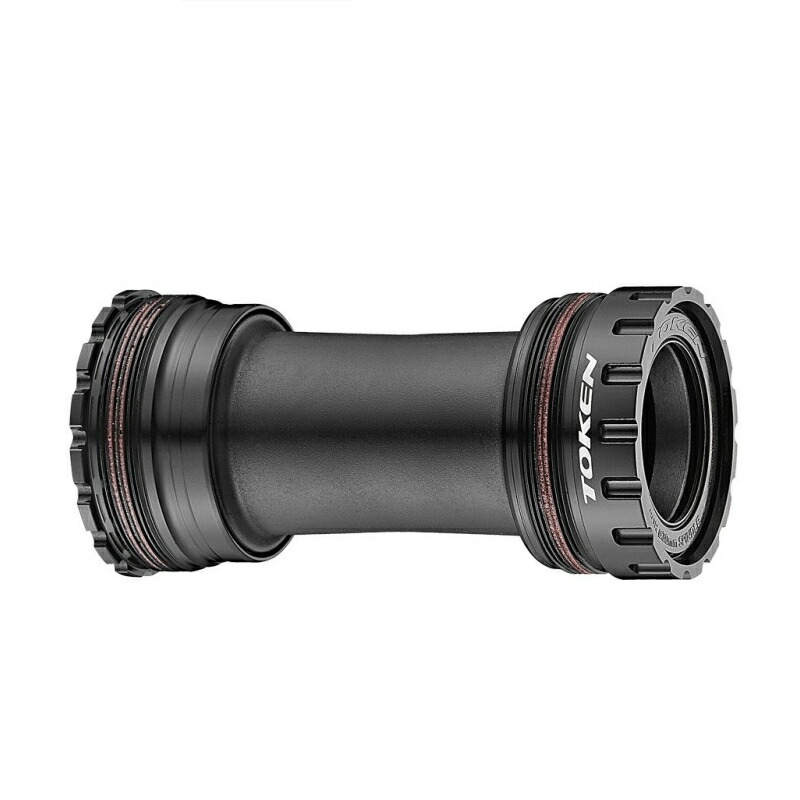 TOKEN レッド BB30 新品 42 68 TOKEN Ceramic Thread Press Fit Bottom Bracket, BB30 Φ42mm to