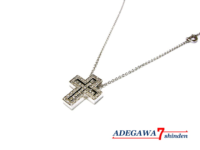 ダミアーニ(DAMIANI)★ベルエポック XXS・K18WG・ダイヤモンド・クロス・ペンダント・ネックレス・20083507■アデ川質店 新田店■【質屋出店】【中古】|アデ川質店 新田店
