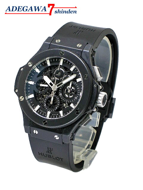 ウブロ(HUBLOT)★ビッグバン・アエロバン・ブラックマジック・クロノグラフ・オートマ・ラバー・311.CI.1170.RX★メンズ■アデ川質店 新田店■【質屋出店】【中古】|アデ川質店 新田店