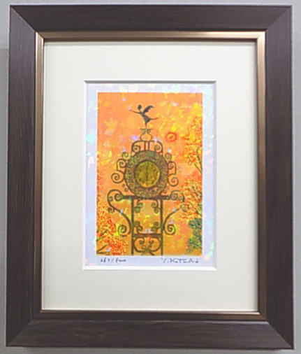 楽天市場】お得価格版・風水金運の黄色い天使当社オリジナル風水版画