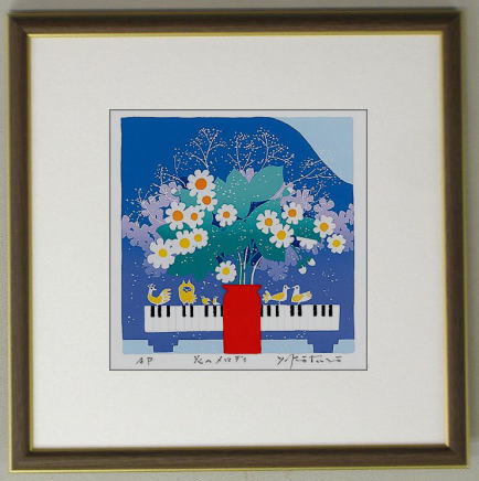 吉岡浩太郎　バラ 楽天市場】【30角サイズ】版画30233 白いバラ吉岡浩太郎 : 絵画
