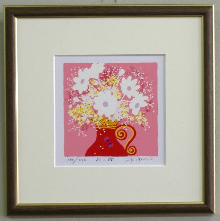 楽天市場】【作家名】吉岡耕二 【作品名】花 抽象画 花 絵画