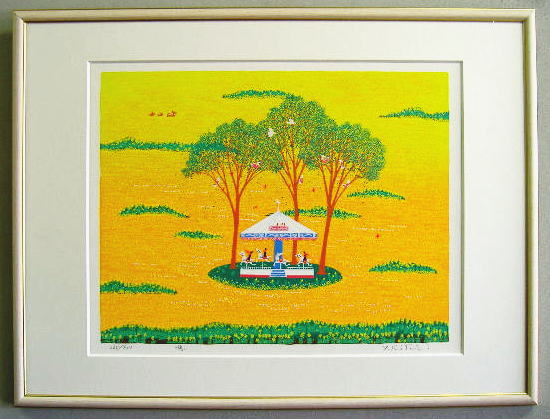 【版画】西川洋一郎■「an illusion &quot;86-M-1&quot;」 *1986年 版画】西川洋一郎□「an illusion 