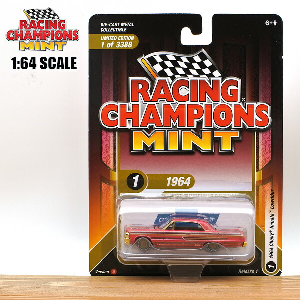 1964 シボレー インパラ ピンク ミニカー 1/24 ローライダー アメ車
