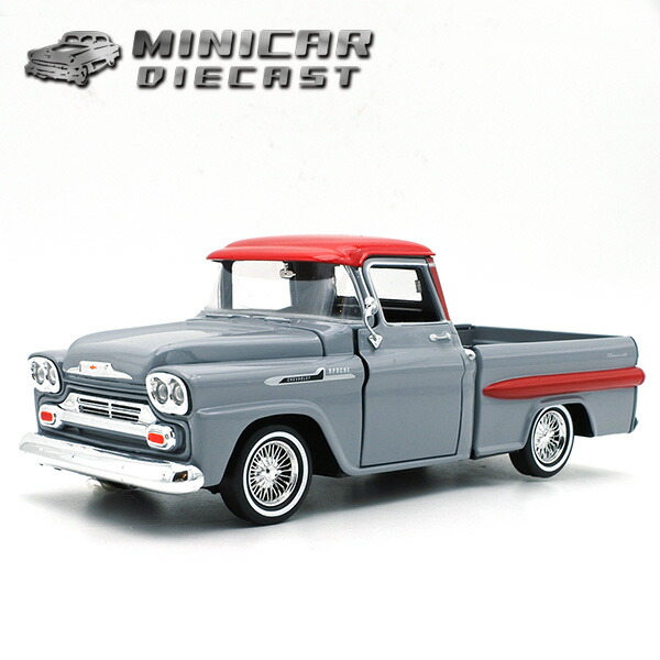 モーターマックス TL1/24 1966 シボレー C-10 CREAM 1966 CHEVROLET C10 FLEETSIDE PICKUP CREAM 1/24 DIECAST MODEL